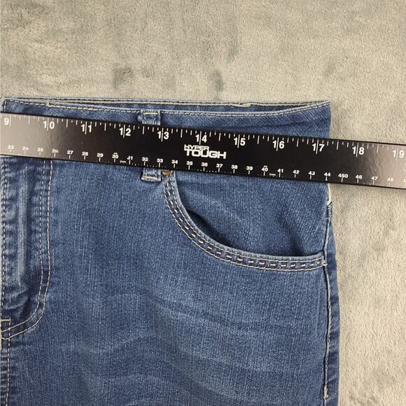 Womens Skirt 12 Boho Country Western Cowgirl Rodeo Ranch Denim Church Modest - Picture 4 of 8